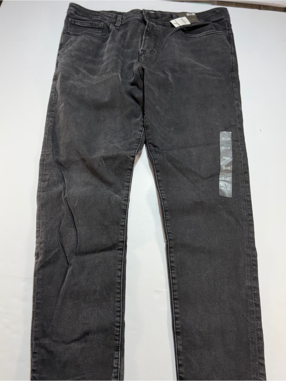 NWT Express Hyper Stretch Skinny Jeans 38x32 Black